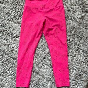 Zyia pink reflective leggings
